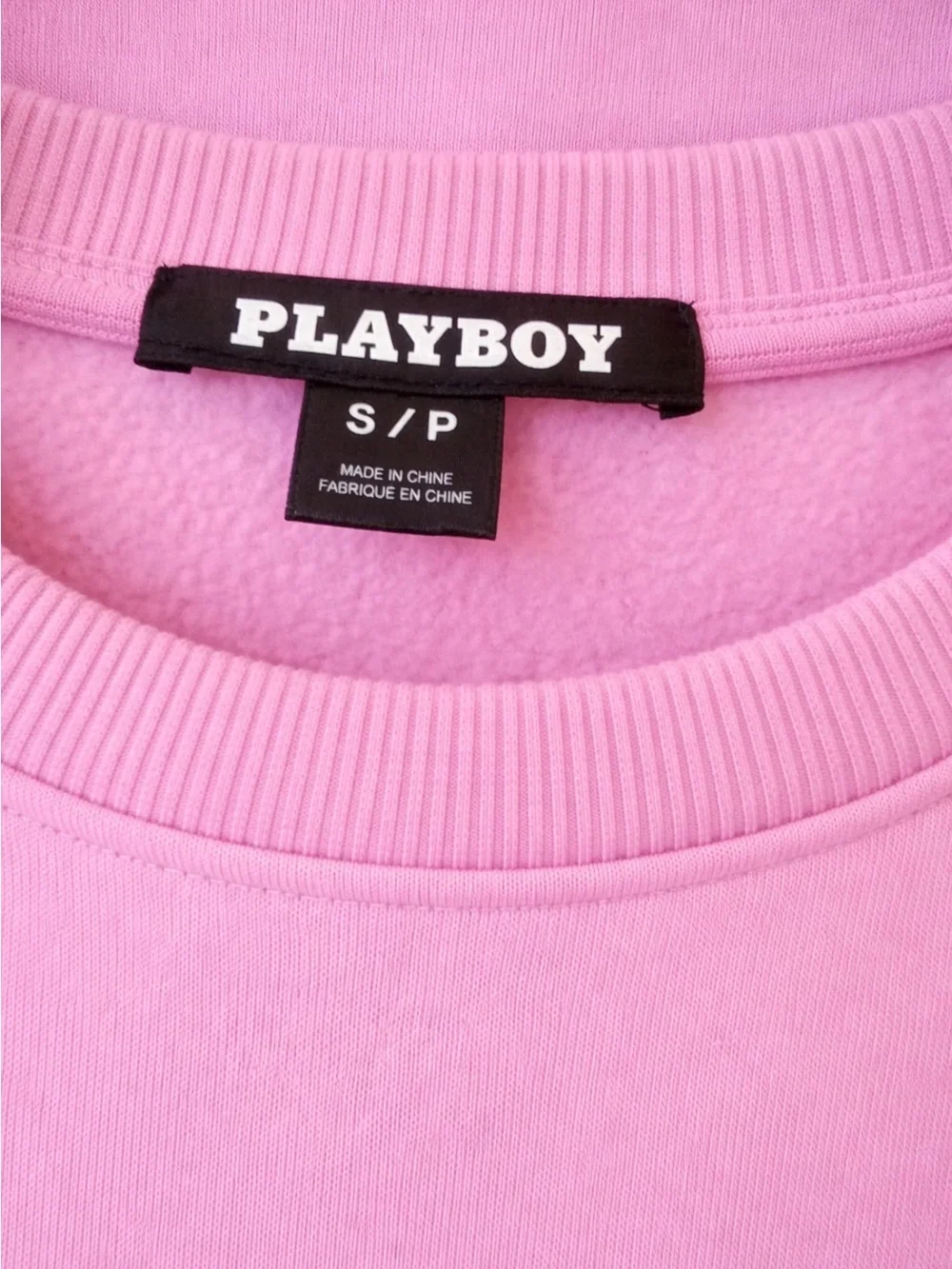 PLAYBOY Pink Graphic California Crewneck Sweatshirt - Picture 2 of 2